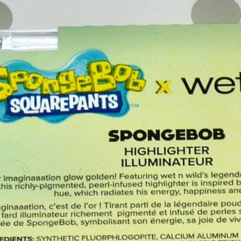 Wet n Wild x Spongebob Makeup Highlighter Illuminator Pressed Powder - Picture 14 of 16